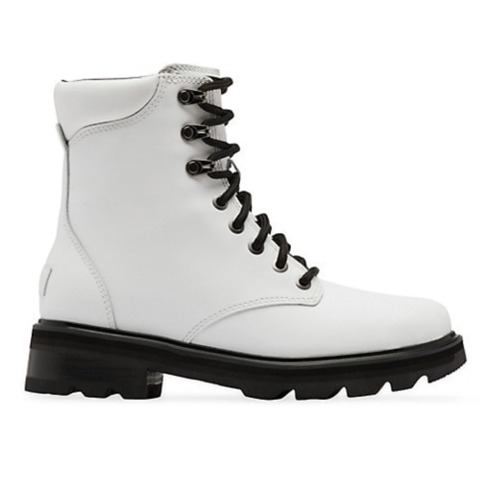 SOREL WATERPROOF LEATHER Lennox Lace-Up Boots — Size 9.5 — New in Box